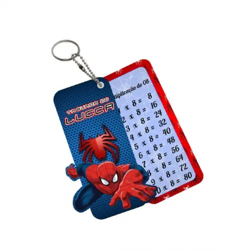 Arquivo Silhouette Tabuada Homem Aranha