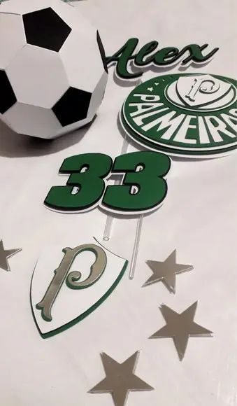 Arquivo Silhouette Topo De Bolo P.almeiras Bola Studio