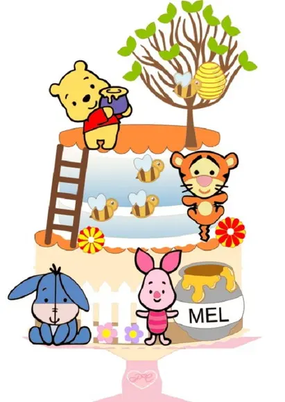ARQUIVO SILHOUETTE TOPO URSINHO POOH BABY 02