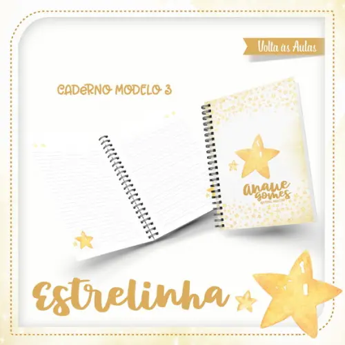 Arquivos Etiqueta Escolares Estrelinha STUDIO/PDF