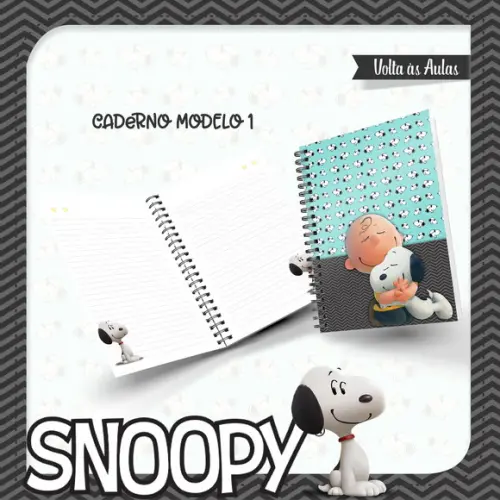Arquivos Etiqueta Escolares Snoopy 03 STUDIO/PDF