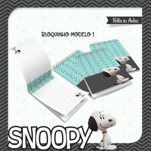 Arquivos Etiqueta Escolares Snoopy 03 STUDIO/PDF