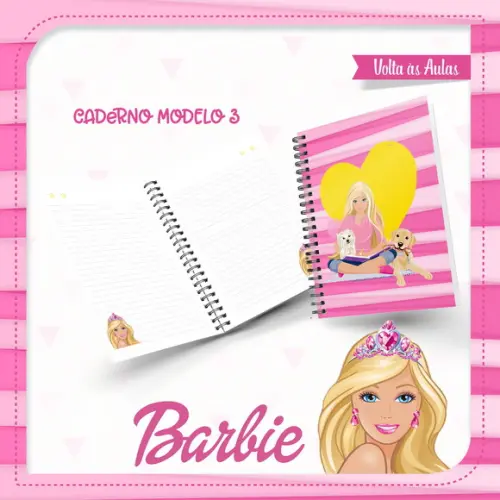 Arquivos Etiquetas Escolares Barbie Rosa 2021 STUDIO/PDF