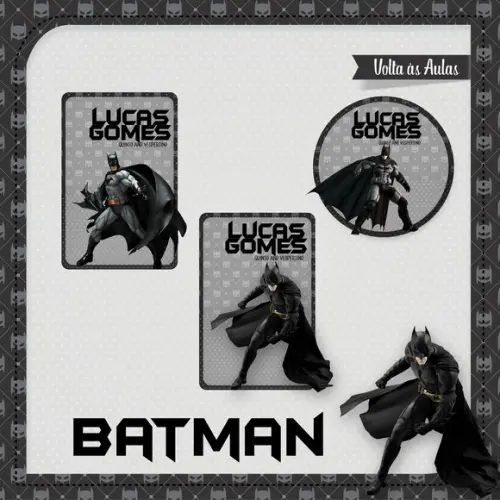 Arquivos Etiquetas Escolares Batman 2021 STUDIO/PDF