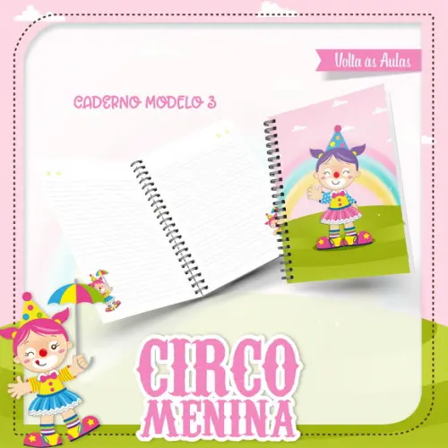 Arquivos Etiquetas Escolares Circo Menina 2021 STUDIO/PDF