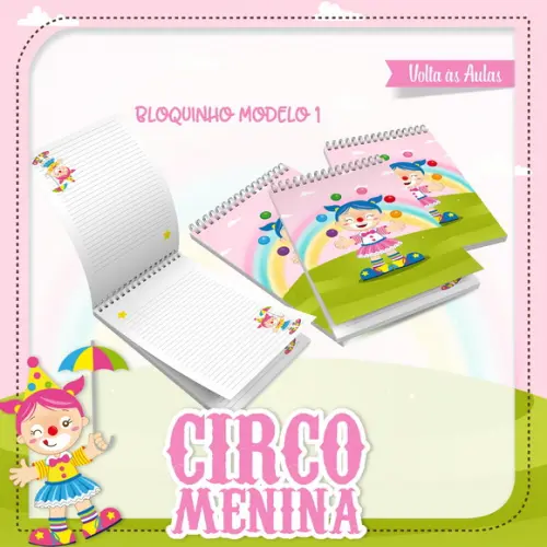 Arquivos Etiquetas Escolares Circo Menina 2021 STUDIO/PDF