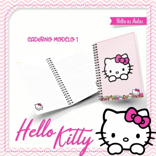 Arquivos Etiquetas Escolares Hello Kitty 2021 STUDIO/PDF