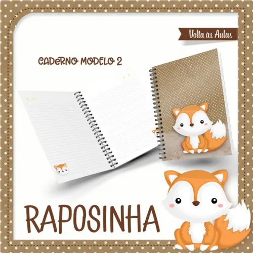 Arquivos Etiquetas Escolares raposinha 2021 STUDIO/PDF