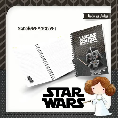 Arquivos Etiquetas Escolares Star Wars 2021 STUDIO/PDF