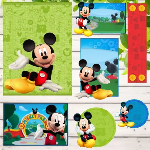 Arquivos Silhouette Etiquetas Escolares Mickey 2020