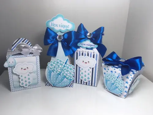 Arquivos Silhouette para corte chuva de amor azul