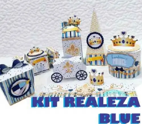 Arquivos silhouette Realeza Azul