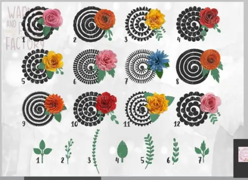 Arquivos silhouette Super Kit Flores