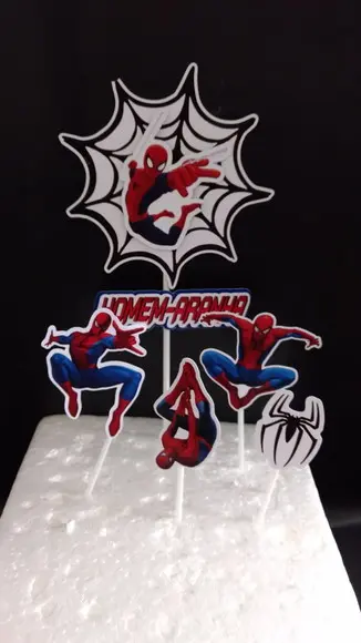 Arquivos Silhouette topo de bolo 102 Homem Aranha