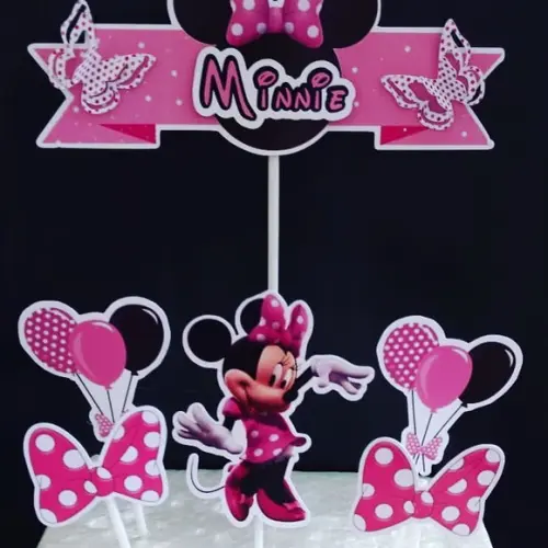 Arquivos Silhouette topo de bolo 71 Minnie