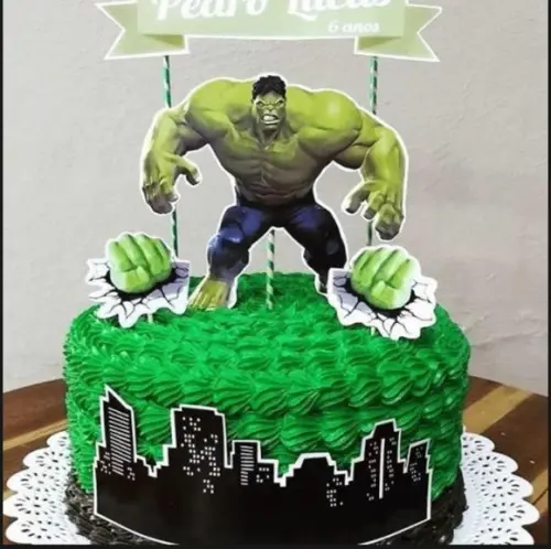 Arquivos Silhouette topo de bolo Hulk 02