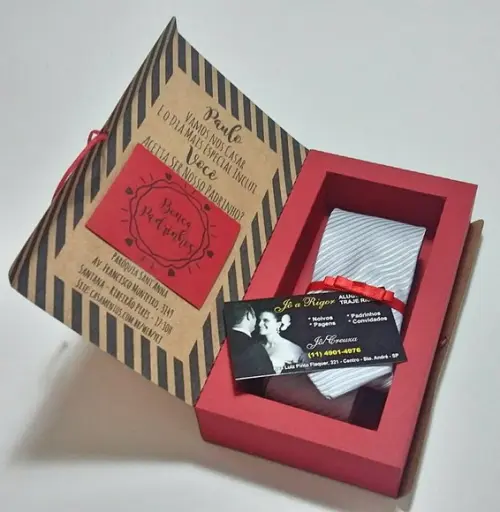 Caixa Madrinha Casamento Padrinhos Arquivo Corte Silhouette