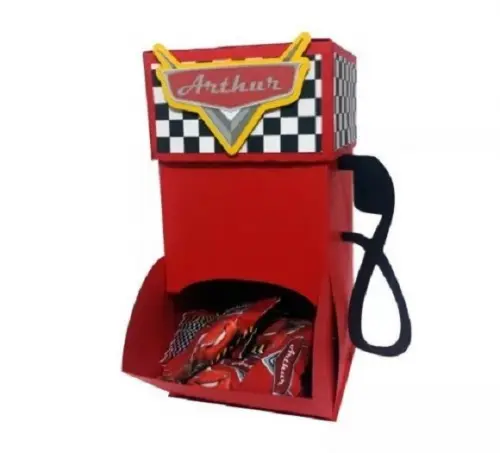 Carros Disney Box Guloseimas - Arquivo Silhouette
