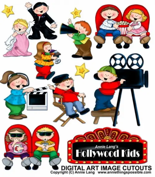 Coleção Kit Scrapbook Digital Cinema