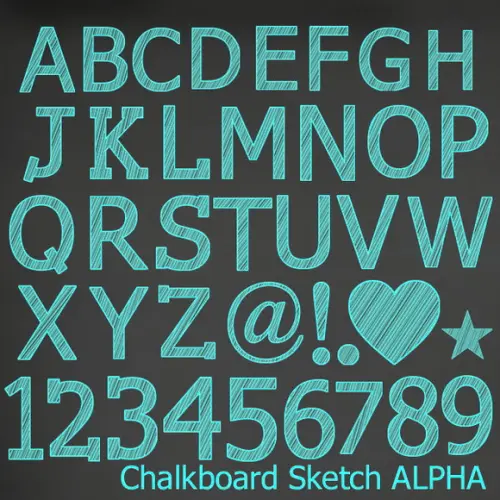 Kit Completo Scrapbook Letras 3d Números PNG Jpg