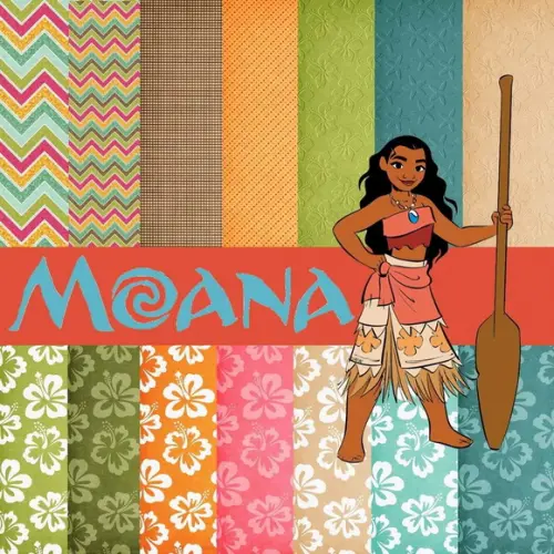 Kit Digital Moana Scrapbook