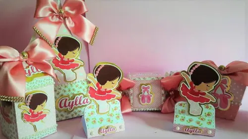 Kit Digital Silhouette Bailarina 4