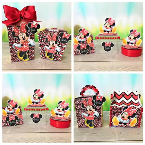 Kit Digital Silhouette Minnie 12