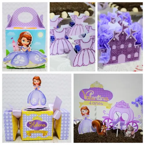 Kit Digital Silhouette Princesa Sofia 3
