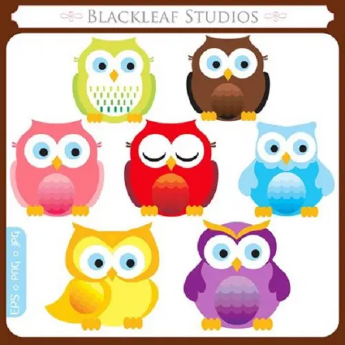 Kit Scrapbook Digital - Corujas