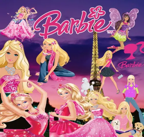 Kit Scrapbook Digital Barbie