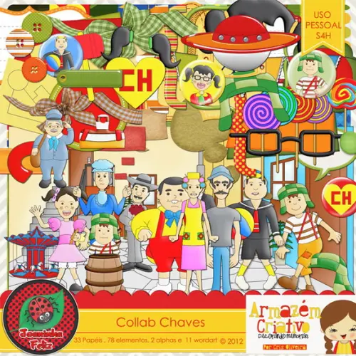 Kit Scrapbook Digital Chaves