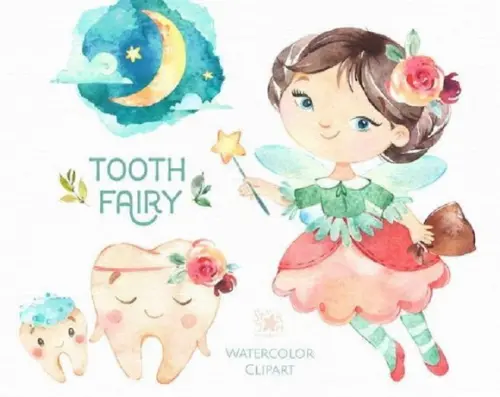 Kit Scrapbook Digital Fada do dente