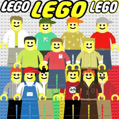 Kit Scrapbook Digital Heróis Lego