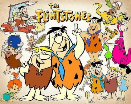 Kit Scrapbook Digital Os flintstones