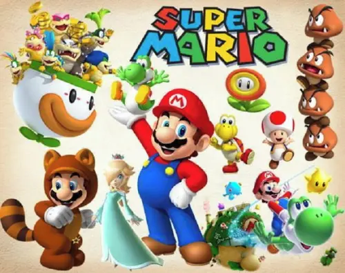 Kit Scrapbook Digital Super Mario