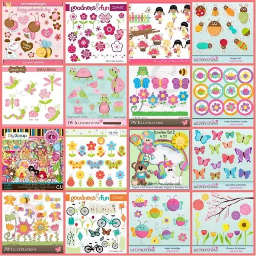 Mega Kit Jardim Encantado - 70 Kits