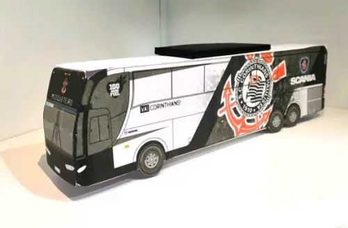 Ônibus Corintians arquivo Silhouette e PDF