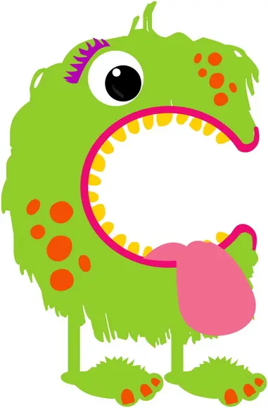 Scrapbook Alfabeto Monstrinhos