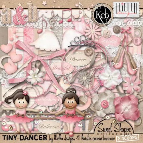 Scrapbook Digital Bailarinas 38 Kits