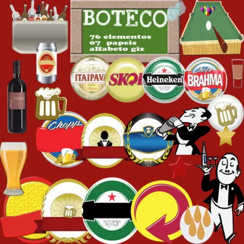 Scrapbook Digital Arte Boteco