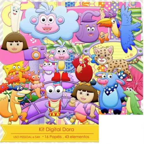 Scrapbook Dora Aventureira