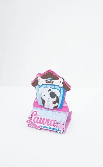 Arquivo de corte Cachorrinho menina STUDIO,PDF E PNG