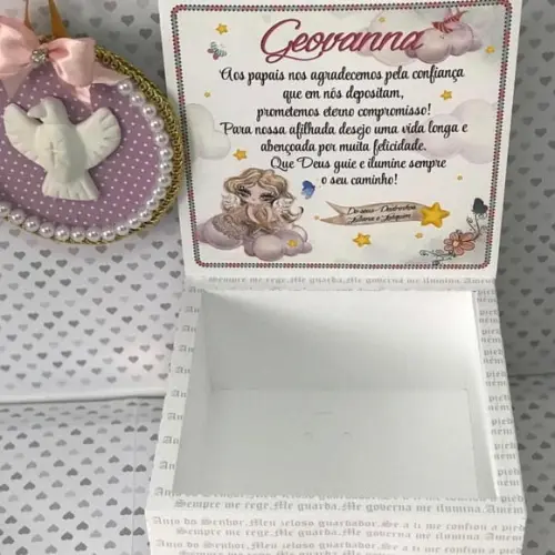 Arquivo de corte Caixa agradecimento padrinhos