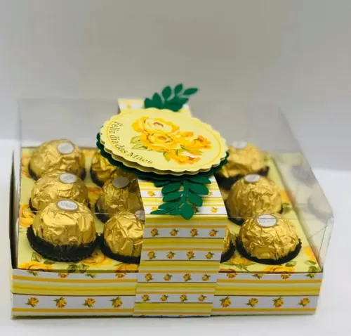 Arquivo de corte Dia das Mães amarelo