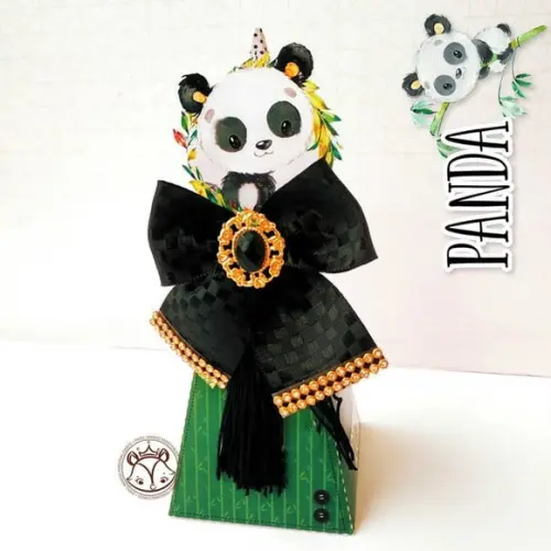 Arquivo de corte Panda menino 5