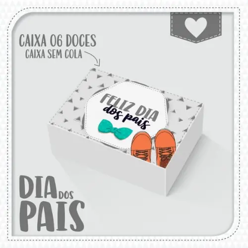 Arquivo de Corte Silhouette Caixa Feliz dia dos pais 02