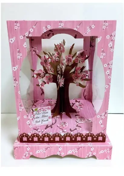 Arquivo de Corte Silhouette Caixa Sakura Sahkoseki Para Bis