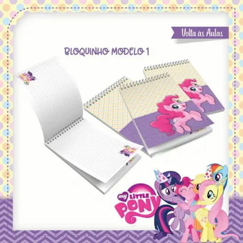 Arquivo Etiqueta Escolar My Little Pony 2021 STUDIO/PDF