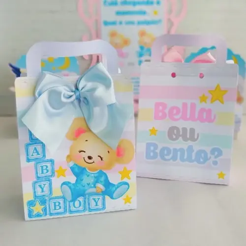 Arquivo Silhouette CHA REVELAÇÃO Menino ou menina 02
