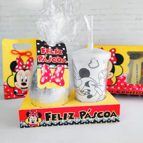 Arquivo Silhouette pascoa da Minnie